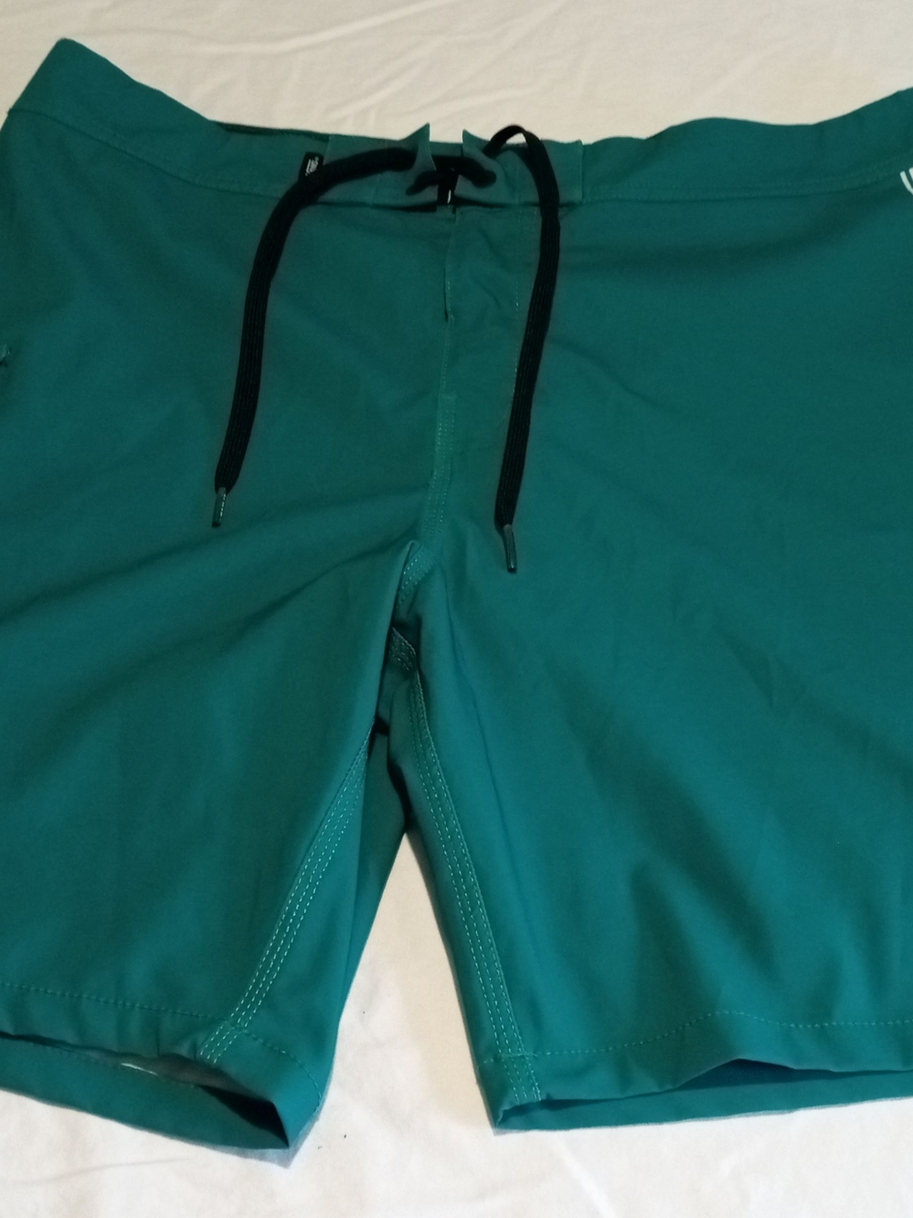 Vans Teal Swim/Board Shorts with Black Waistband